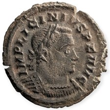 Roman Britian Licinius I 316 AD Follis Roman Imperial Coin Londinium Mint 4H picture