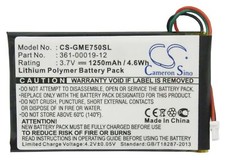 New 1250mAh Battery For Garmin Edge 605,Edge 705 P/N:361-00019-12 picture