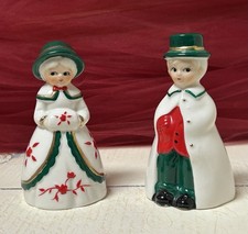 Victorian Holiday Memories 1970s “Old Time Family Bells” Christmas Figurines picture