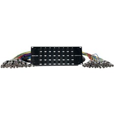 Seismic Audio 32 Channel XLR TRS Combo Splitter Snake Cable - two 10' XLR trunks picture