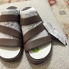CROCS Getaway Strappy Sandals Truffle Brown NEW WOMENS Size 9 picture
