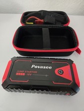 Povasee 3000A 74wh Jump Starter Booster Jumper Portable Pwer Bank Battery Charge picture