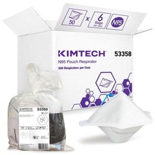 Kimberly-Clark KIMTECH N95 Pouch Respirator  53358  Pack of 50 picture