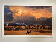 Mark Maggiori 🦬 THE SOVEREIGNS Print Landscape Cowboy Western Art Buffalo picture