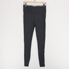 Smartwool Classic Thermal Leggings Womens S Gray Heather Merino 250 Base Layer picture