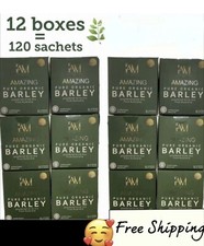 IAM Amazing Pure Organic Barley Power Drink Mix 12 Boxes Or 120 Sachett picture