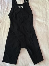 Women's Tyr Venzo Open Back Size 27 Tech Suit.  picture