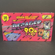 2026 Panini Decades 90s Multi Sport Trading Card Box Debut Edition picture