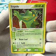 Pokemon TCG Sceptile 10/106 EX Emerald reverse Holo Rare 2005 English picture