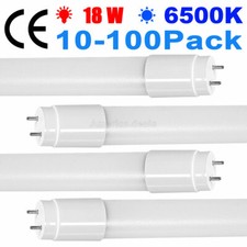 10 -100 Pack LED T8 Tube Light Replace Fluorescent Light Bulb G13 18W 2000lm picture