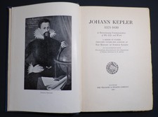 Rare Johann Kepler 1571-1630 1931 1st edition Hardcover Williams and Wilkins G picture