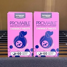 2 x Nutramax Proviable DIGESTIVE HEALTH 60 Chewable Tablets for Dogs (120 Total) picture