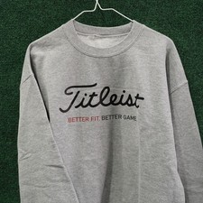 Vintage Titleist Better Fit Better Game Crewneck Sweatshirt - Grey picture