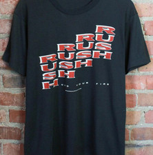 Vintage 1987 Rush Hold Your Fire T-Shirt picture