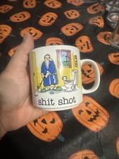 VTG Jim Benton Coffee Tea Mug Cup Golf Shot Funny Rude Joke Office Gift picture