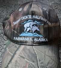 Skinny Dick’s Halfway Inn Fairbanks Alaska Camo Adjustable Hat Polar Bear Love picture