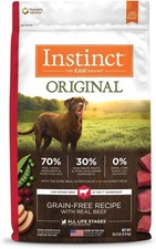 Instinct Original Raw Coated Dry Dog Food Real Beef Grain Free 20 lb Bag picture