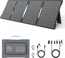 E POWO 60W Portable Solar Panel Charger Foldable USB C USB A DC picture