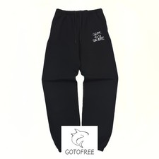GOTOFREE AMERICAN HIGH STREET LETTER PRINTED UNISEX CASUAL SWEATPANTS TROUSERS picture