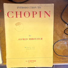 G. Schirmer Introduction to Chopin Piano Beginner ED. 3819 picture