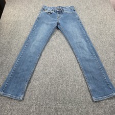 Men's VISSLA Border Denim Jeans Size 28 Blue Wash Straight Leg Casual Pants picture