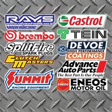 10 Large Racing Decals Stickers Drag Race NHRA Nascar 5.5