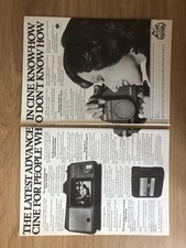CAMS61 MAGAZINE ADVERT 11X16 THE NEW AGFA FAMILY CINE CAMERA SYSTEM picture