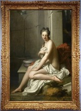Hand Painted Classical Oil Painting Susanna at the Bath Art Canvas Vintage Style picture
