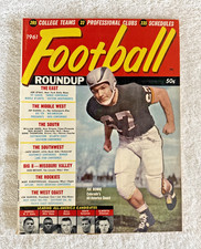 Vintage 1961 Football Roundup Magazine Joe Romig Colorado Lance Alworth Arkansas picture