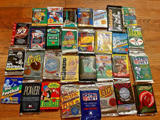 NFL Huge Bulk Lot of 200 Unopened Vintage Football Cards in Wax Foil Packs Box picture