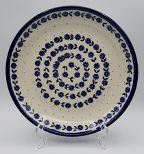 Ceramika Artystyczna Bolesławiec Pottery Wall Plate 10 1/2