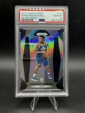 2017-18 Panini Prizm - Donovan Mitchell Rookie #117 Silver Prizm (RC) PSA 10 picture