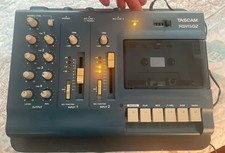 Vintage Japan Tascam Porta02 Mini studio Cassette Recorder W/ Power Cord Working picture