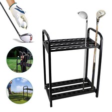 27 Holes Steel Golf Club Holder Display Stand Organizer Golf Club Storage Rack picture