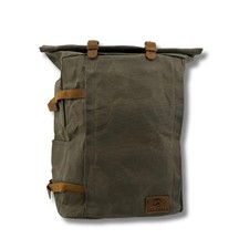 Ruck & River Waxed Canvas Bag Water Resistant Gear Bag With Leather Straps picture