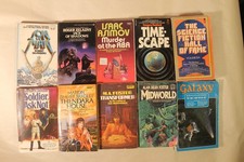Lot of 10 Vintage Science Fiction Books - Asimov, Benford, Zelazny, Foster picture