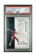 2012-13 Panini Signatures - Legends Julius Erving #243 Green /5 picture
