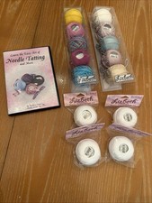 Handy Hands Lizbeth Egyptian Cotton Crochet Thread -BUNDLE & video DVD NWT picture