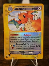 Pokemon Dragonite 43/165 - Reverse Holo Rare 2002 Expedition Base Set LP-MP picture