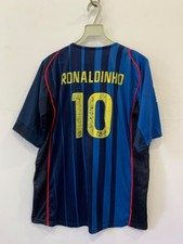 Vintage 2004 Nike FC Barcelona Ronaldinho 10 Total 90 Training Shirt Mens XL#229 picture