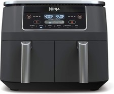 Ninja DZ201 Foodi 8 Quart 6-in-1 DualZone 2-Basket Air Fryer with 2 Independent  picture