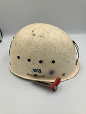 Vintage PETZL ECRIN A04 / Helmet -  White With Red Clips | Large? picture