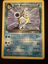 Pokemon Dark Blastoise 20/82 Team Rocket Unlimited Rare Non-Holo English picture