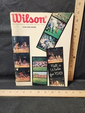 Vintage 1968 Wilson Sporting Goods Fall/Winter Catalogue Magazine Used  picture