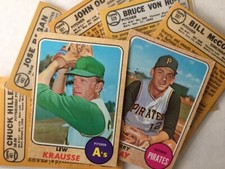 1968 Topps Baseball Singles - 458 to 598 - High Numbers - Pick Your Card - picture