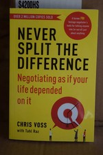 Never Split the Difference Negotiating as if your Life Depended On It Chris Voss picture