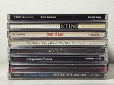 Soft Pop Rock 9 CD Lot Adele Sting The Police Michael Bolton The doors Madonna picture