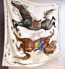 Hermès Women's Staying warm in winter Square silk scarf 53*53in picture