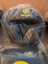 NEW Victory Martial Arts Sparring Headgear Black/Yellow - Size L picture