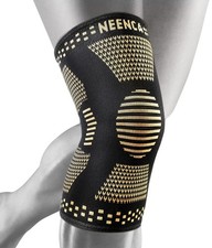 NEENCA Copper Knee Braces Pain Relief Pair- Note: Box shows light storage wear. picture